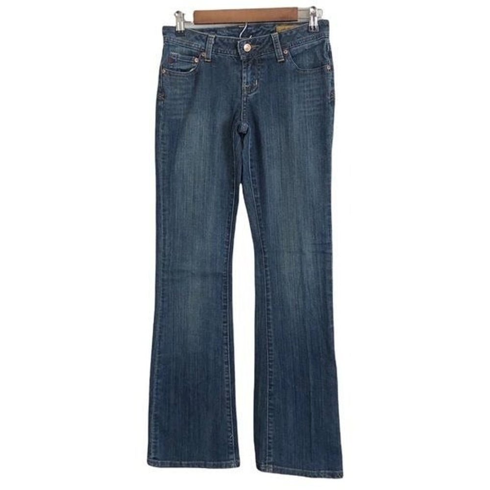 Seven7 | Classic Flare Mid Wash Denim Jean | 28